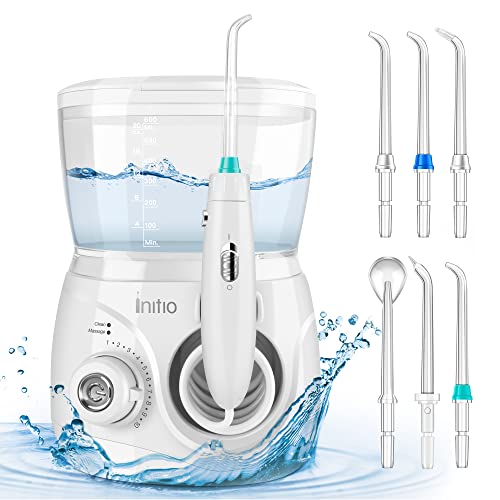 Initio Water Dental Flosser 2 Modes, 10 Adjustable Modes,Oral Irrigator with ...