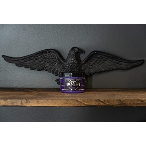 INK-EEZE Purple Tattoo Ointment for Professional Artist, Essential Oils, Petr...
