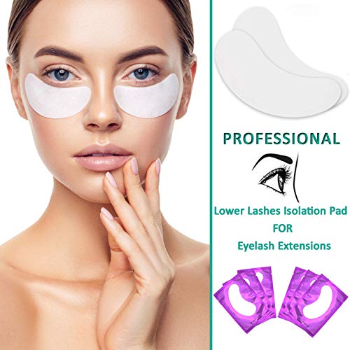 50 Pair Under Eye Pads, Eyelash Extension Lint Free Gel Patches for Beauty Sa...
