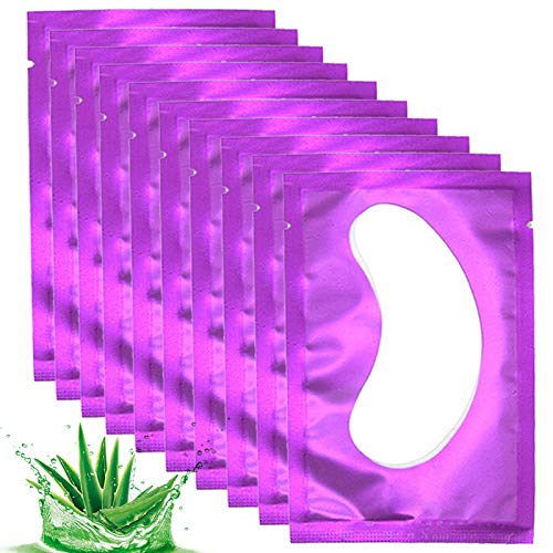 50 Pair Under Eye Pads, Eyelash Extension Lint Free Gel Patches for Beauty Sa...