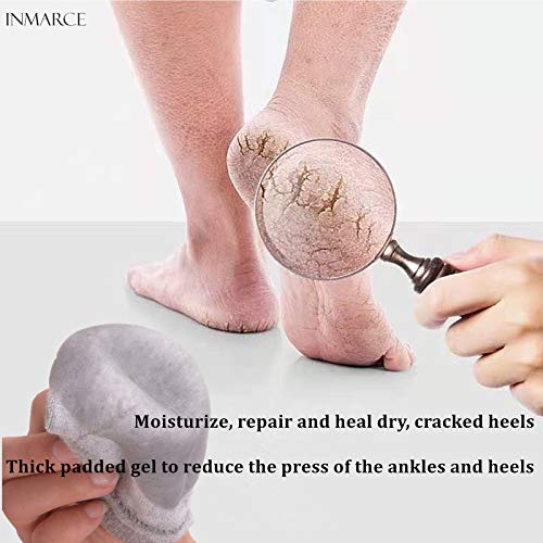 Inmarces Pumice Stone for Feet and Moisturizing Socks, Natural Earth Lava Pum...