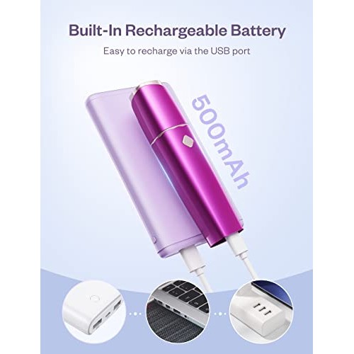 Facial Hair Removal for Women, Lithium-Ion Women's Painless Hair Remover, Rec...