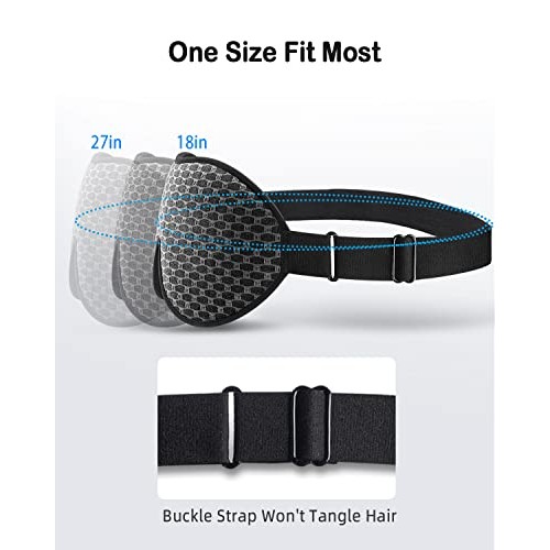 INNELO Sleep Mask, 2022 Comfortable Light Blocking Eye Mask for Men Women, 3D...