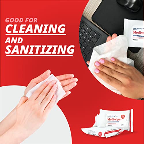 Innerest Mediwiper 200 Wipes Refreshing Wet Wipes Alcohol-Free Hand Wipes Tra...