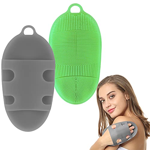 INNERNEED Food-grade Silicone Body Scrubber Soft Shower Cleansing Brush Bath ...