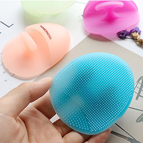 INNERNEED Super Soft Silicone Face Cleanser and Massager Brush Manual Facial ...