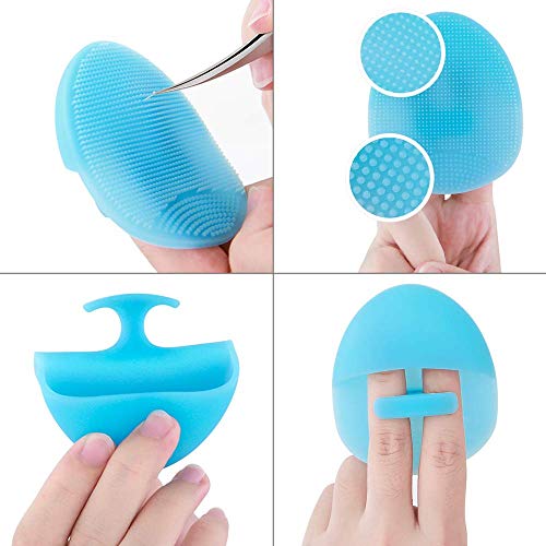 INNERNEED Super Soft Silicone Face Cleanser and Massager Brush Manual Facial ...