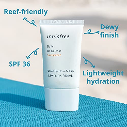 innisfree Daily UV Defense Sunscreen Broad Spectrum SPF 36 Face Lotion