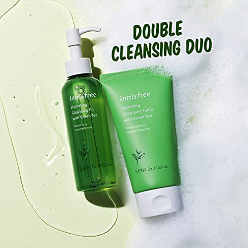 innisfree Green Tea Hydrating Cleansing Foam Creamy Face Cleanser