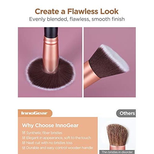InnoGear Makeup Brushes Set, 21 Pcs Professional Cosmetic Brush Set with 16 M...