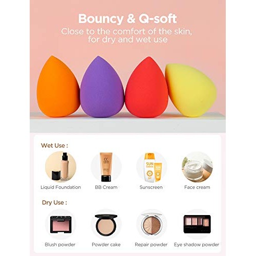 InnoGear Makeup Brushes Set, 21 Pcs Professional Cosmetic Brush Set with 16 M...