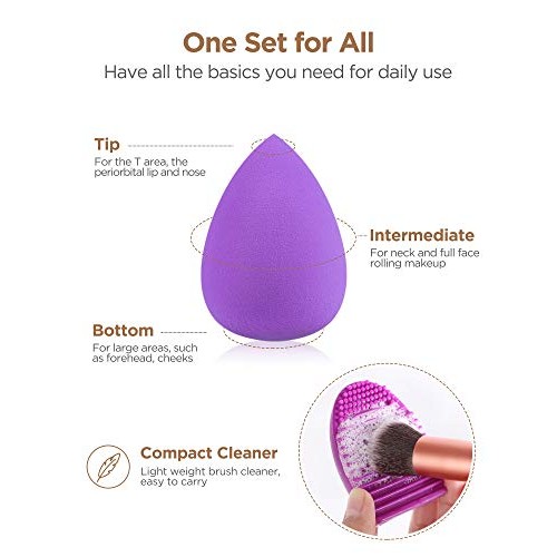 InnoGear Makeup Brushes Set, 21 Pcs Professional Cosmetic Brush Set with 16 M...