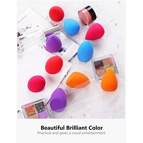 InnoGear Makeup Sponge, 10 Pcs Makeup Sponges Blender Set Beauty Cosmetic Fou...