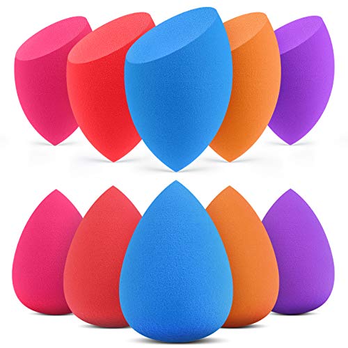 InnoGear Makeup Sponge, 10 Pcs Makeup Sponges Blender Set Beauty Cosmetic Fou...