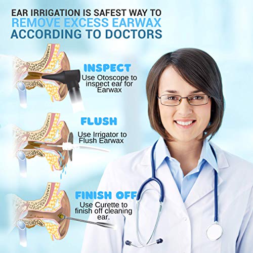 Ear Wax Removal Tool by Innovative Designworks | Complete Ear Irrigation Kit ...