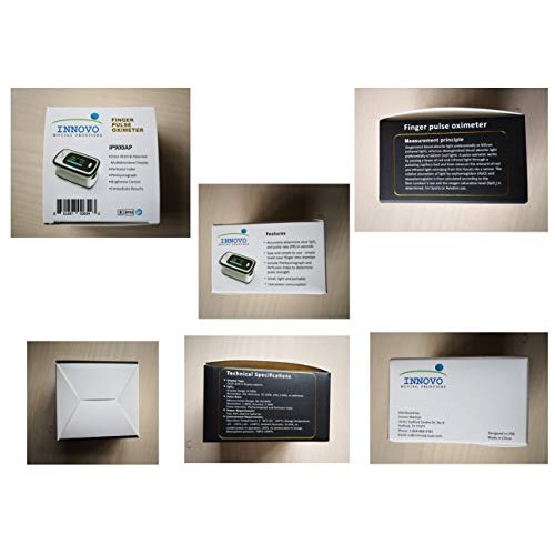 Innovo Deluxe iP900AP Fingertip Pulse Oximeter with Plethysmograph and Perfus...