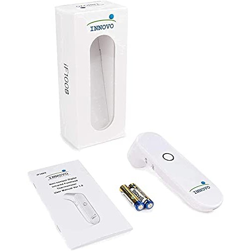 Innovo iP900AP Fingertip Pulse Oximeter and Touchless Digital Forehead Thermo...