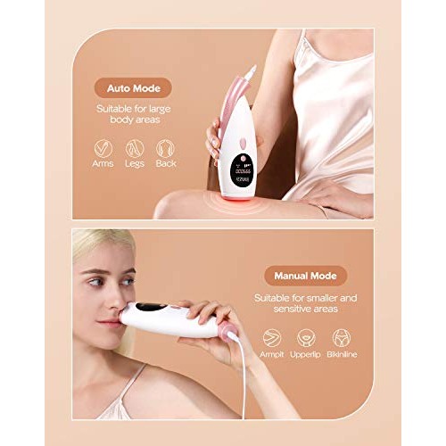 IPL laser Hair Removal for Women and Men,999,000 Flashes Auto Manual Modes 5 ...