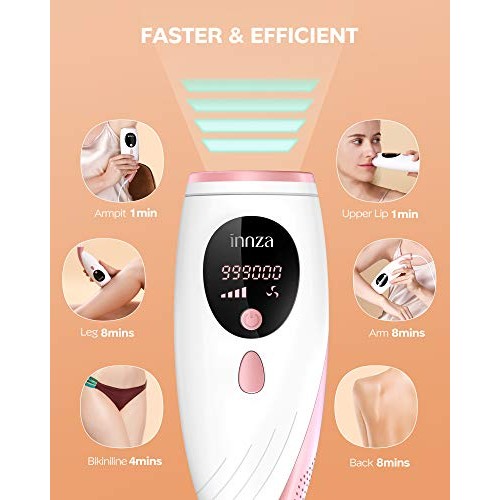 IPL laser Hair Removal for Women and Men,999,000 Flashes Auto Manual Modes 5 ...