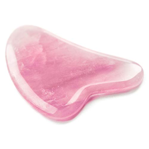 Gua Sha Massage Tool for Scraping Facial and Body Skin Massage made of Rose Q...