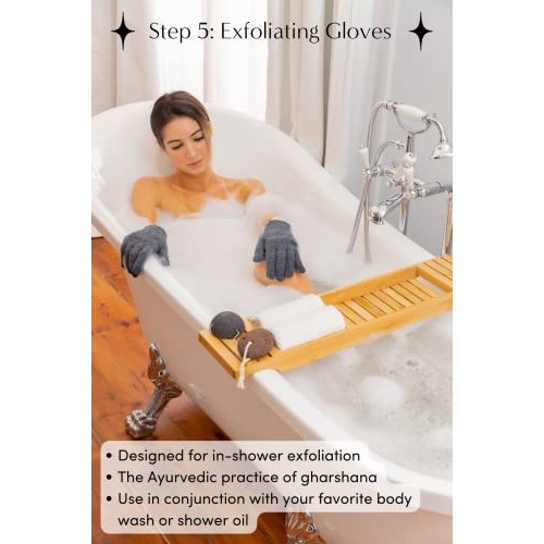 Vegan Dry Brush for Cellulite and Lymphatic Drainage Massage, Natural Firm an...