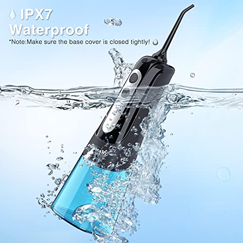 Cordless Water Dental Flosser Teeth Cleaner, INSMART Professional 300ML Tank ...