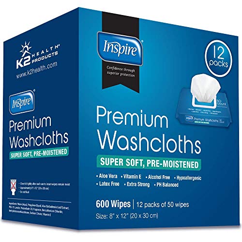 Adult Wet Wipes Adult Wash Cloths Extra Large, Adult Wipes for Incontinence &...