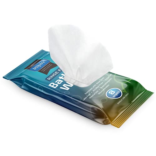 Rinse Free Body Wash Wipes | Bathing Wipes, Shower Wipes - Rinse Free Wet Wip...