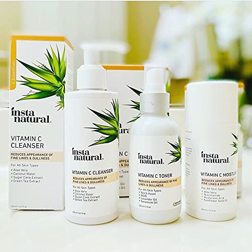 Vitamin C Skin Care Collection - Facial Cleanser, Face Toner with Witch Hazel...