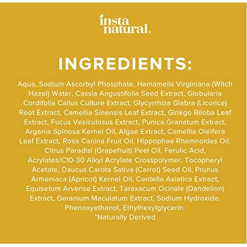 Vitamin C Skin Care Collection - Facial Cleanser, Face Toner with Witch Hazel...