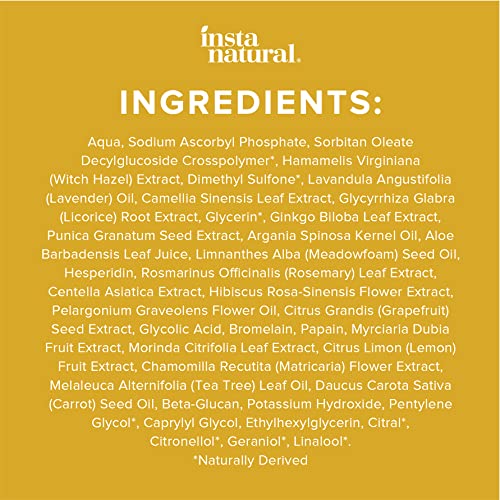 Vitamin C Skin Care Collection - Facial Cleanser, Face Toner with Witch Hazel...