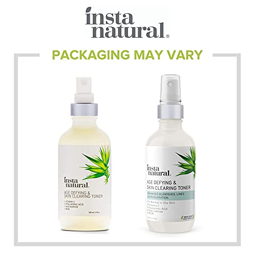 Vitamin C Skin Clearing Toner - Natural Anti Aging Facial Spray with Salicyli...