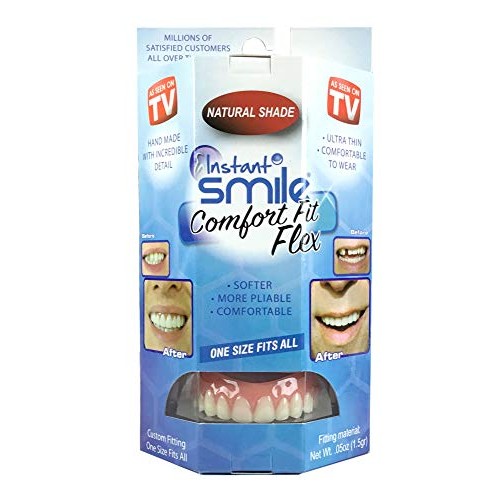 Instant Smile Comfort Fit Flex - Natural Shade - Upper Veneer Cosmetic Teeth