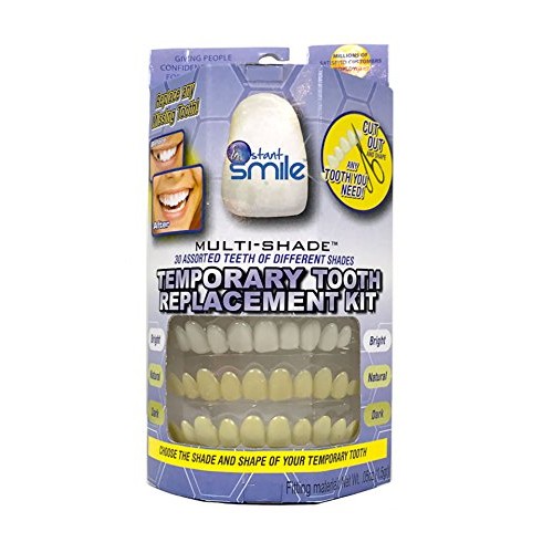 Instant Smile MULTISHADE Patented Temporary Tooth Repair Kit. A Realistic Loo...