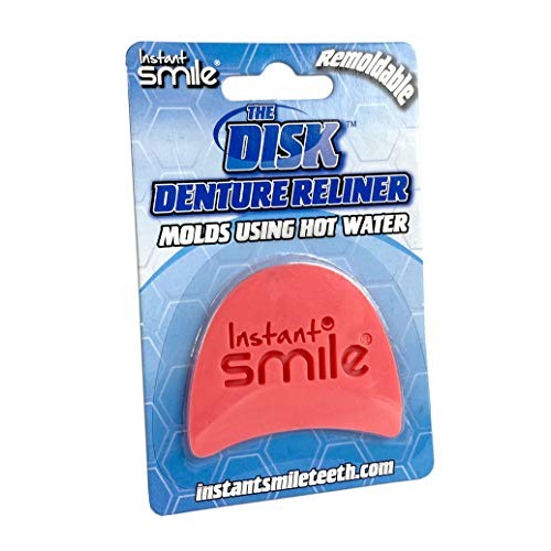 Instant Smile - The Disk Denture Reliner - Forms Using Hot Water