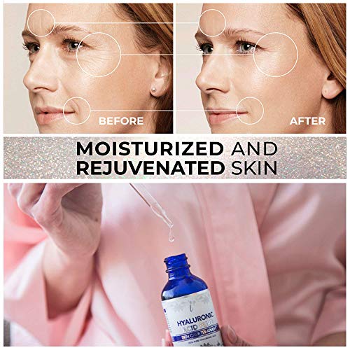 Pure Hyaluronic Acid Serum for Face (2 Oz) - Anti Aging Serum for Skin and Li...