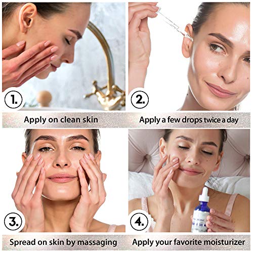 Pure Hyaluronic Acid Serum for Face (2 Oz) - Anti Aging Serum for Skin and Li...