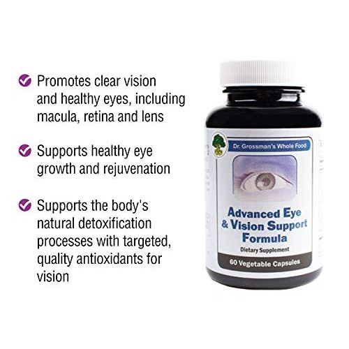 Dr. Grossman's Whole Food Advanced Eye and Vision Support Formula, Eye Supple...