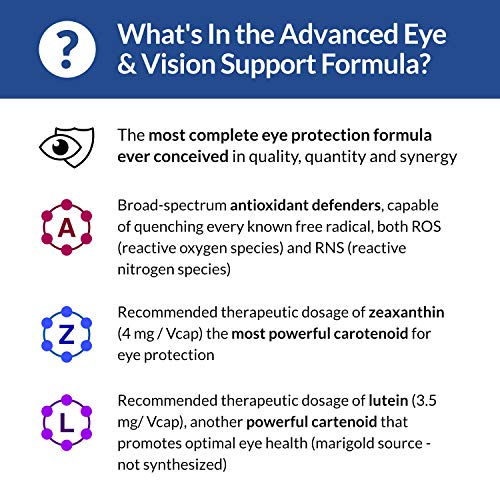 Dr. Grossman's Whole Food Advanced Eye and Vision Support Formula, Eye Supple...