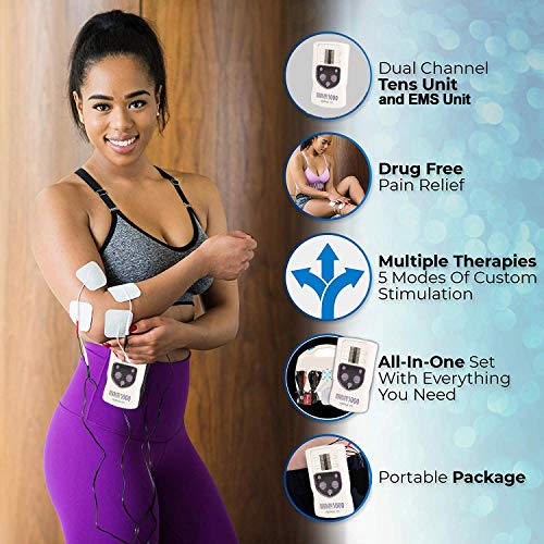 InTENSity 5000 TENS Unit Muscle Stimulator- Professional OTC TENS Machine and...