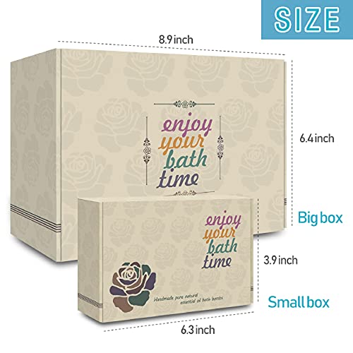 INTEYE Bath Bombs Gift Set, 24 Handmade Fizzies Rich in Essential Oil, Moistu...