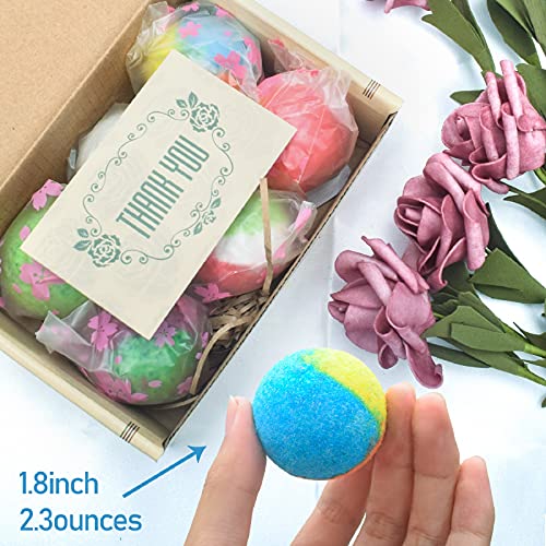 INTEYE Bath Bombs Gift Set, 24 Handmade Fizzies Rich in Essential Oil, Moistu...