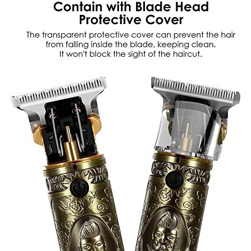 Hair Clippers for Men, T-Blade Hair Trimmer Barber Clippers for Hair Cutting ...