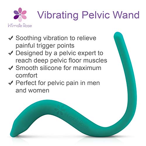 Intimate Rose Pelvic Wand with Vibration for Pelvic Muscle Pain Relief - Pelv...