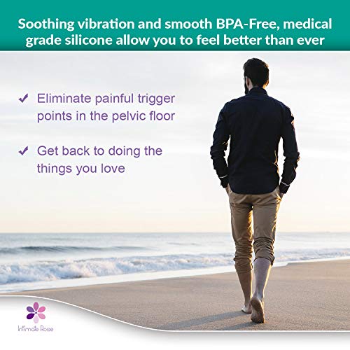 Intimate Rose Pelvic Wand with Vibration for Pelvic Muscle Pain Relief - Pelv...