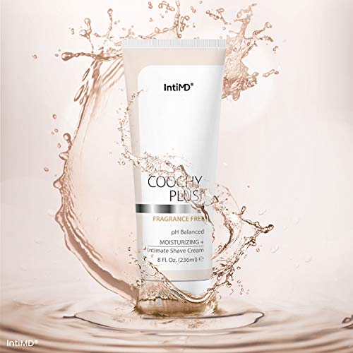 Coochy Plus Intimate Shaving Cream FRAGRANCE FREE For Pubic, Bikini Line, Arm...