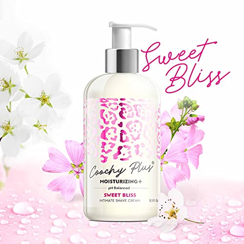 Coochy Plus Intimate Shaving Cream SWEET BLISS For Pubic, Bikini Line, Armpit...