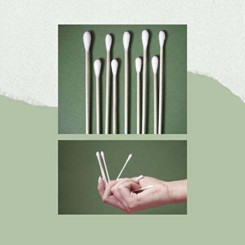 Intrinsics Cotton Swabs, 3" Double-Tipped with Flexible Handles, 500 Count