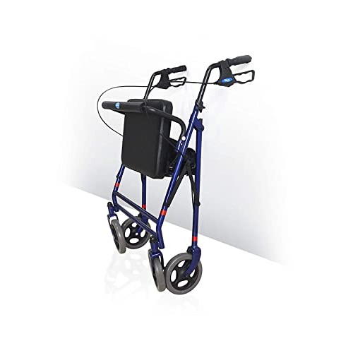 Invacare Bariatric Rollator, 500 lb. Weight Capacity, Flip-Up Padded Seat, 66...