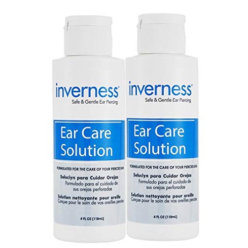 INVERNESS After Piercing Ear Care Solution 4 oz 2 pc Set